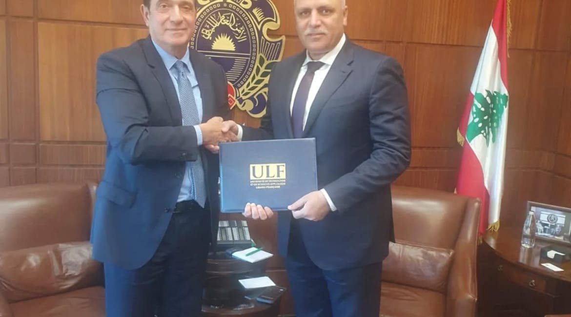 استقبلت الجامعة اللبنانية الفرنسية -ULF- في حرمها الرئيسي في ددّه رئيس رابطة مختاري قضاء الكورة المختار شادي المسيح،